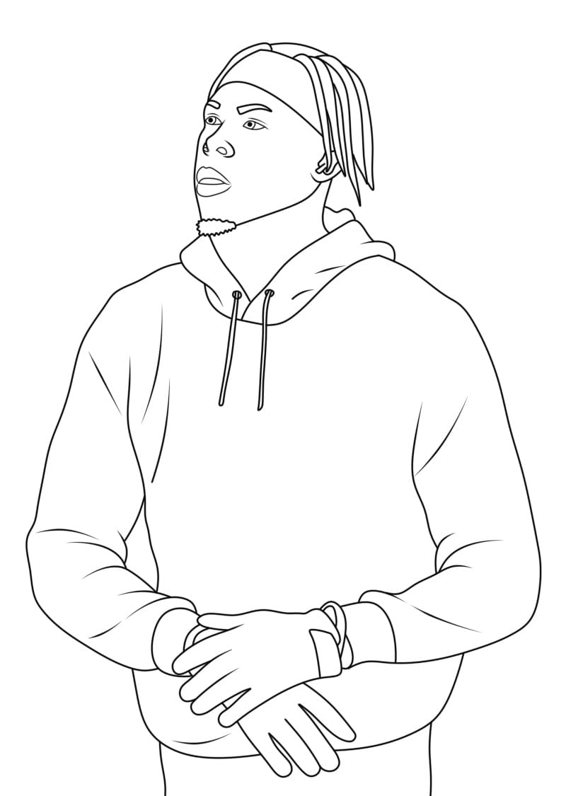 Celebrity coloring pages