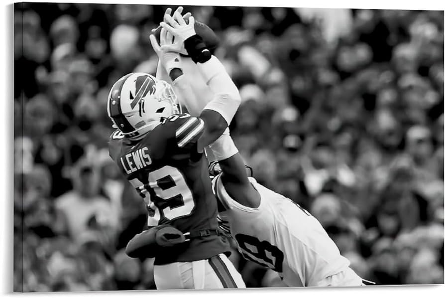 Justin jefferson poster for boys bedroom griddy football posters prints paper frame