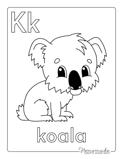 Free printable alphabet coloring pages for kids