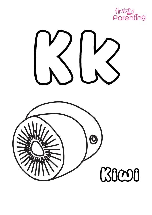 Easy printable letter k coloring pages for kids