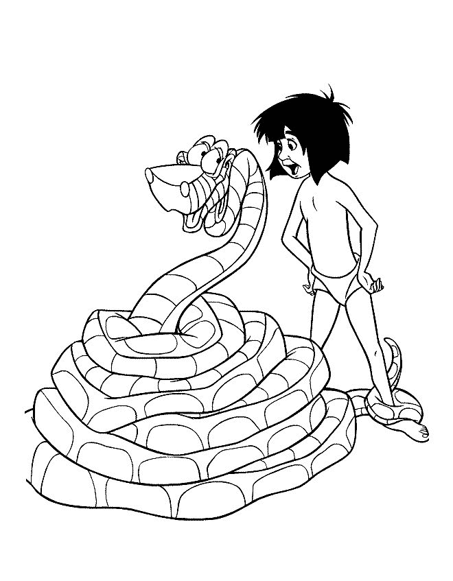 Best jungle book coloring pages for kids