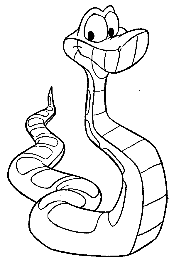 Httpwwwarthursclipartorgjustforkidsjunglekaagif childrens colouring book coloring books jungle book