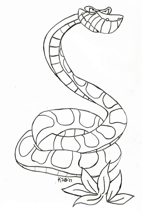 Kaa jungle book by irie