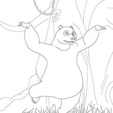 Kaa the pithon coloring pages