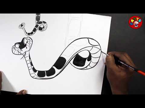 How to draw kaa