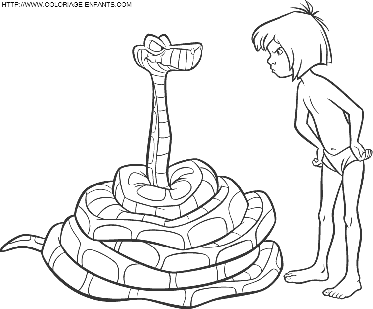 Coloring page the jungle book animation movies â printable coloring pages