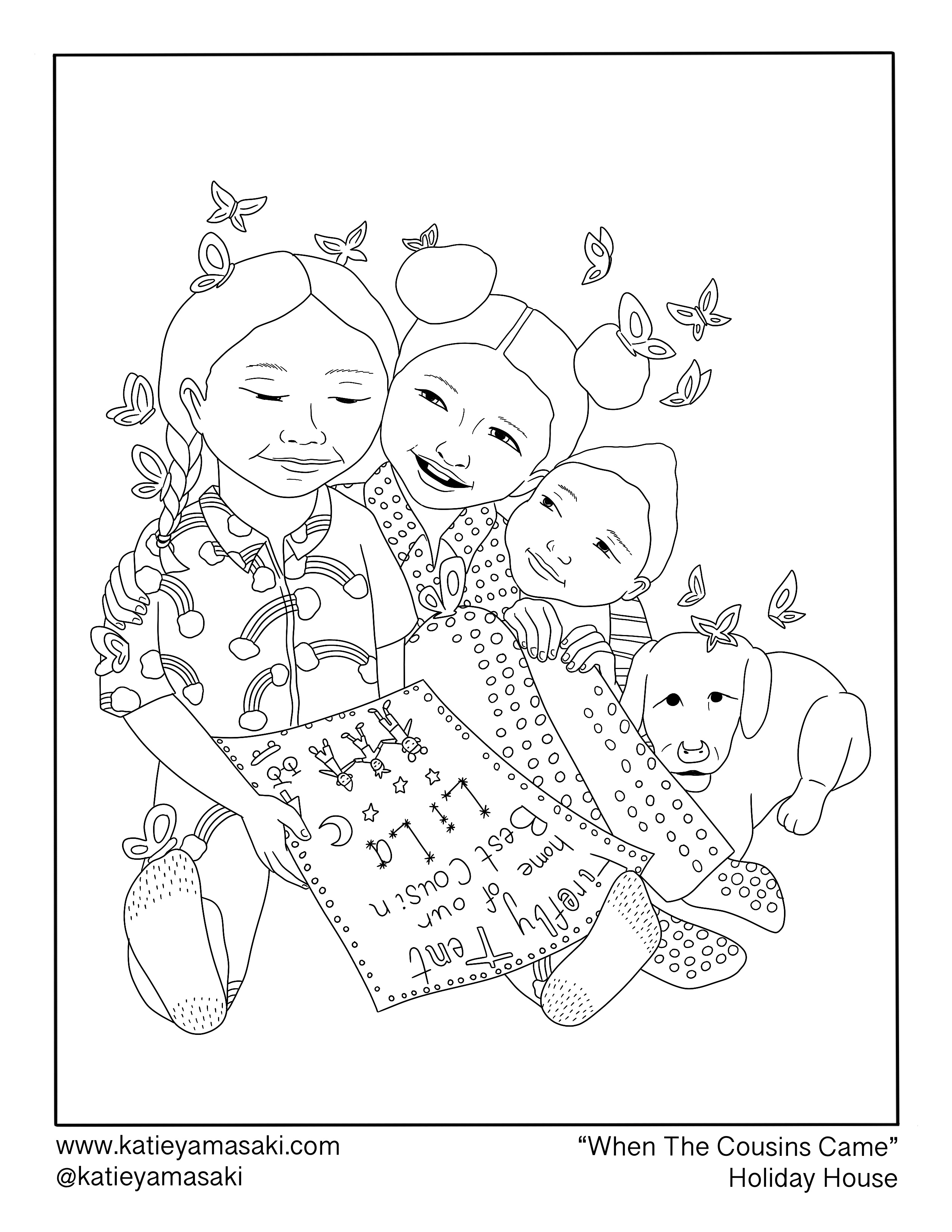 Coloring sheets â katie yamasaki