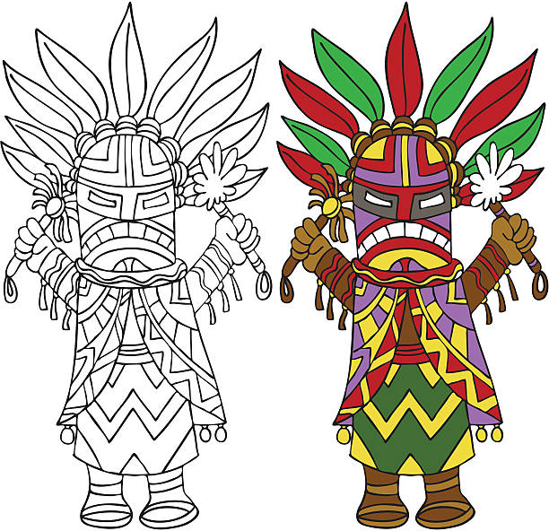 Kachina stock illustration