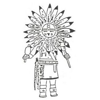 Hopi kachina lg â stamps galore