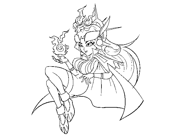 Kachina coloring page