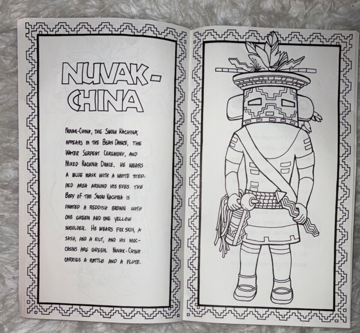 The kachina doll book hopi indians of southwest coloring book g