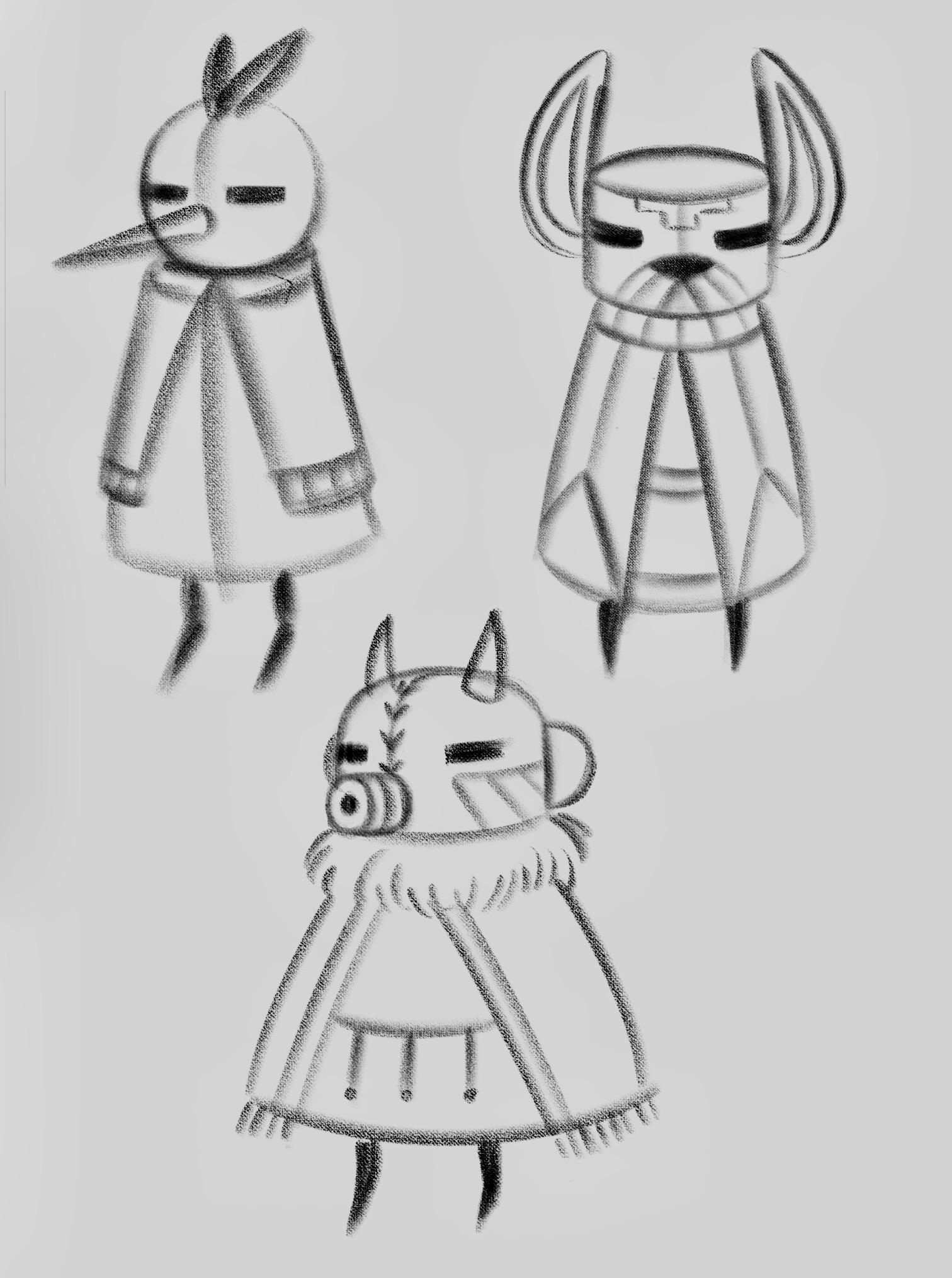 Kachina dolls rlearntodraw