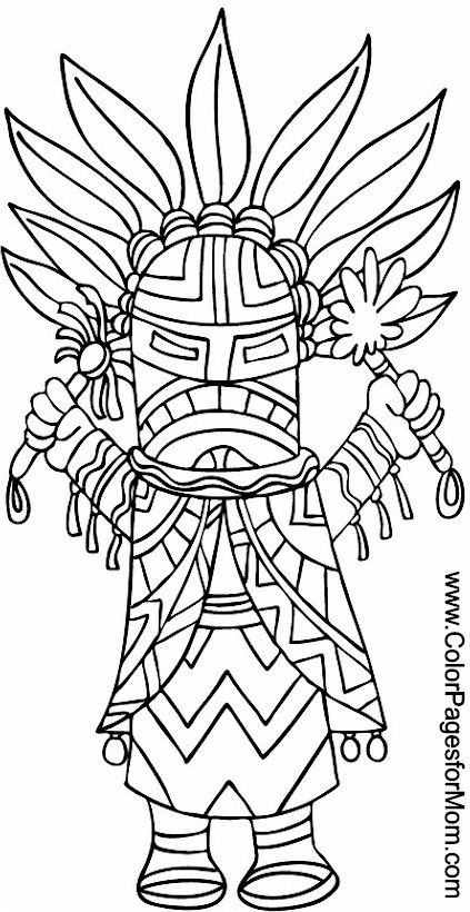 Southwestern native american coloring page coloring pages free adult coloring pages adult coloring pages