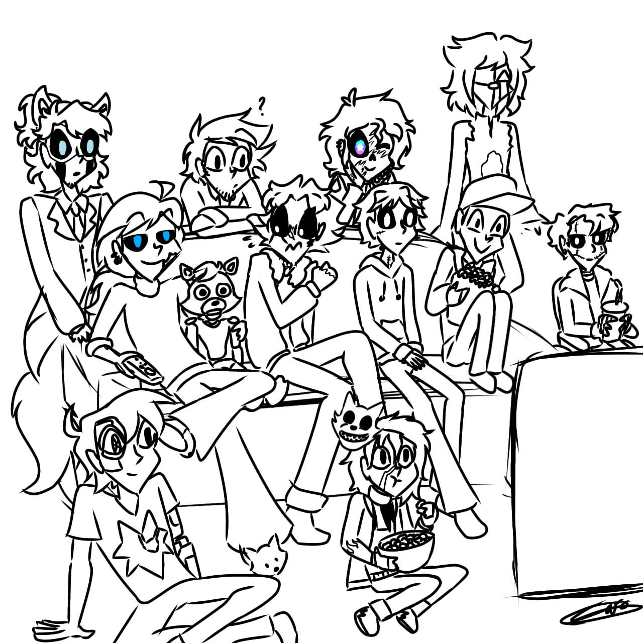The michaels watching the immortal and the restless art by me rfivenightsatfreddys