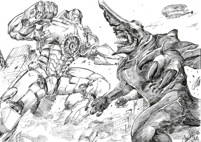 You catch my drift â pacific rim fan art by massivepinkzombie