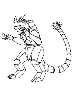 Free printable kaiju coloring pages for adults and kids