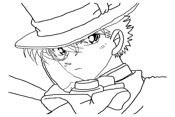 Kuroba kaito coloring pages coloring pages kaito free printable coloring pages