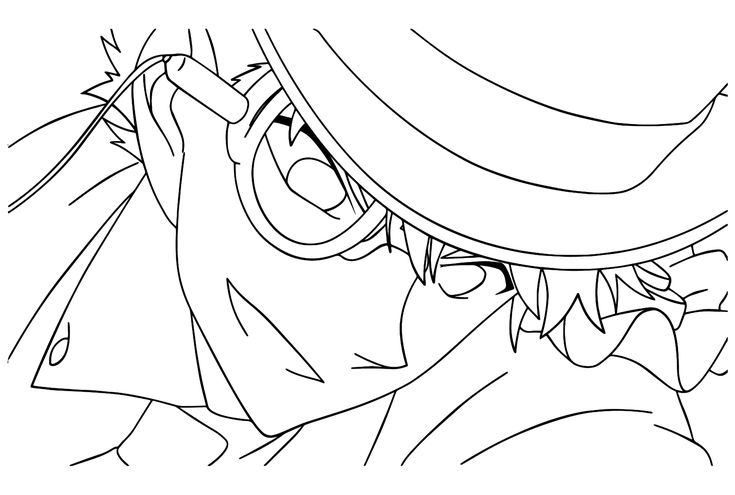 Kuroba kaito coloring pages