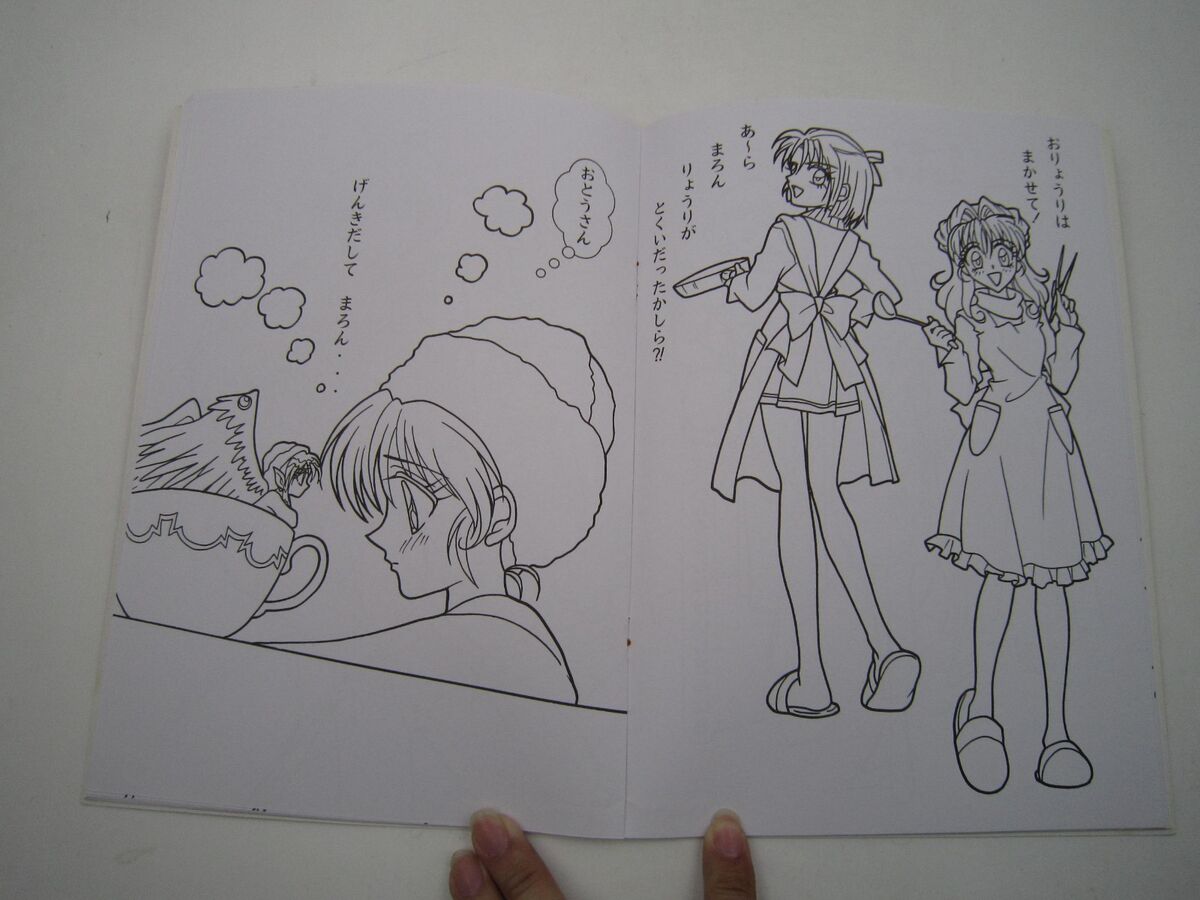 Anime manga kamikaze kaito kaitou jeanne seika no nurie coloring book japan