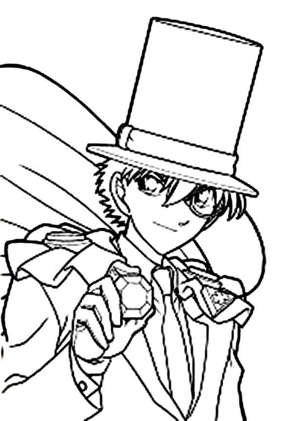 Detective conan coloring pages pdf