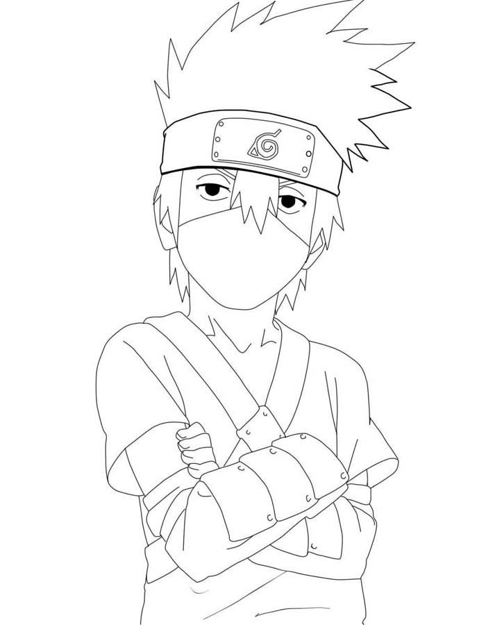 Kakashi coloring pages free personalizable coloring pages