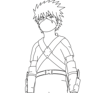 Kakashi coloring pages printable for free download
