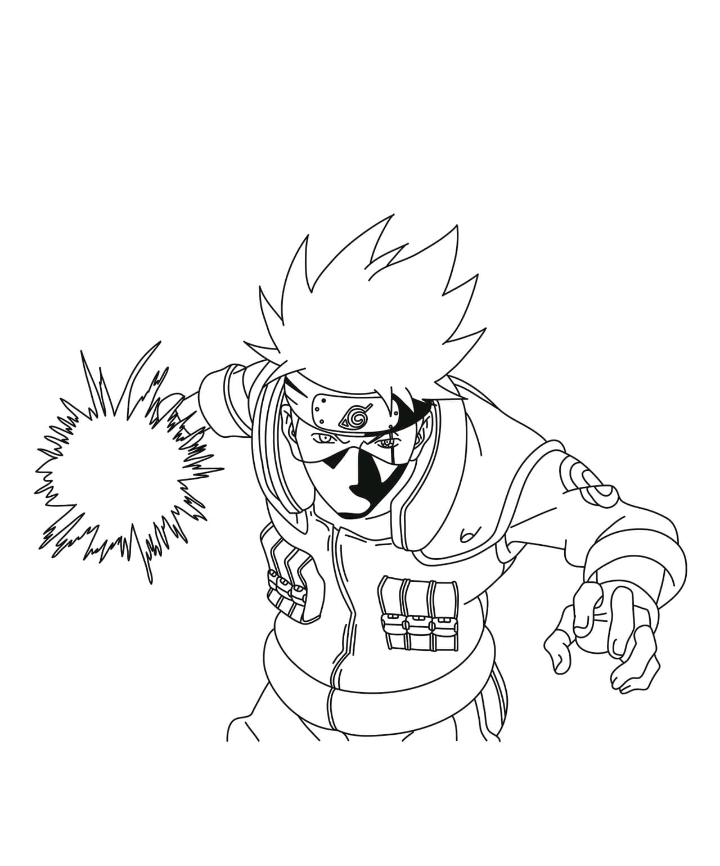 Kakashi anime art â