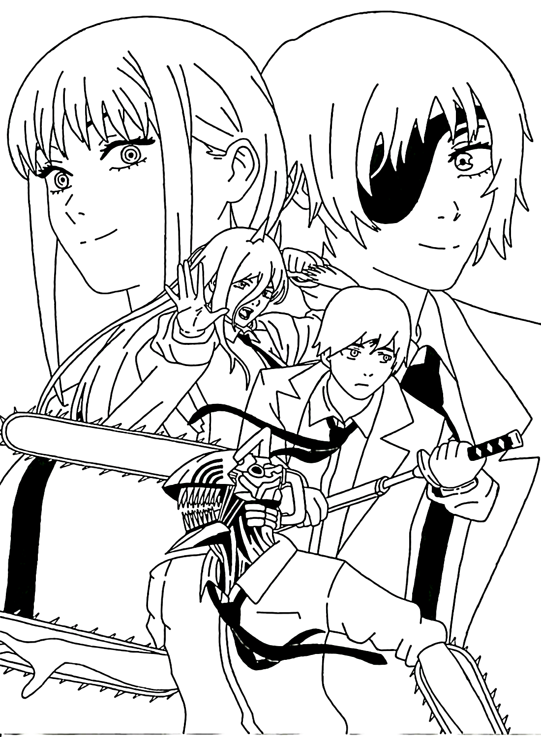 Himeno coloring pages