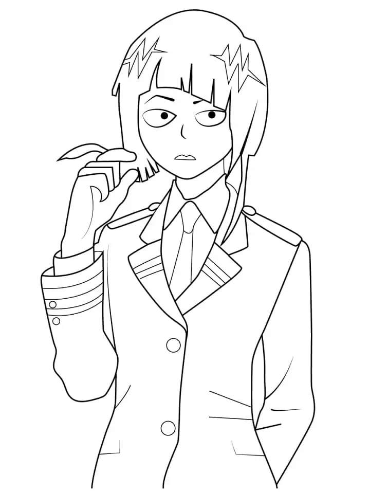 Kyouka jirou from my hero academia coloring page