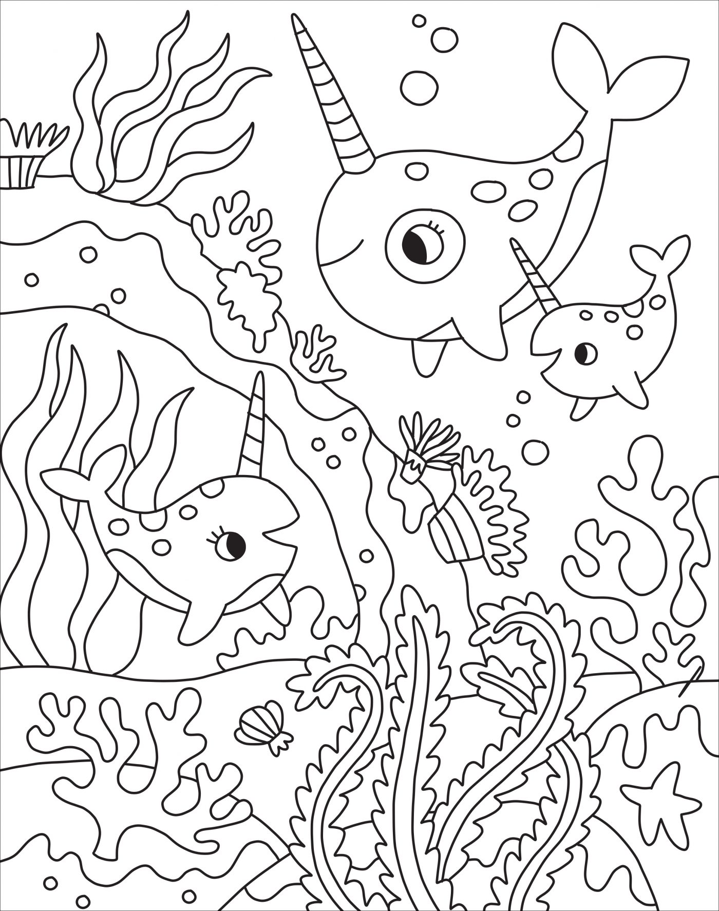 Kaleidoscope too cute coloring downloadable