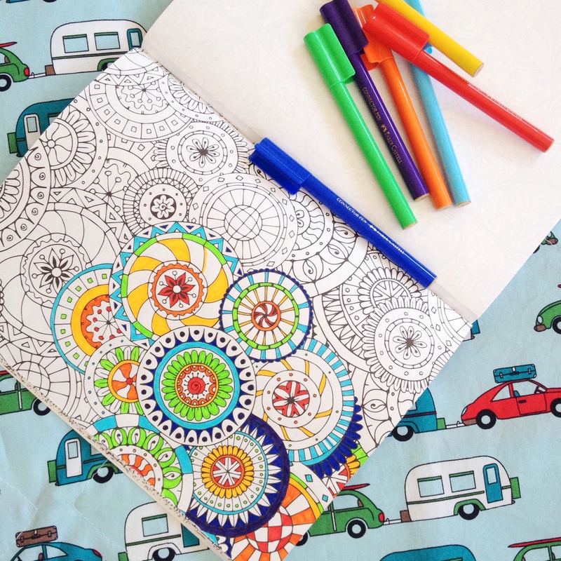 Kaleidoscope colouring book â the crafty mummy