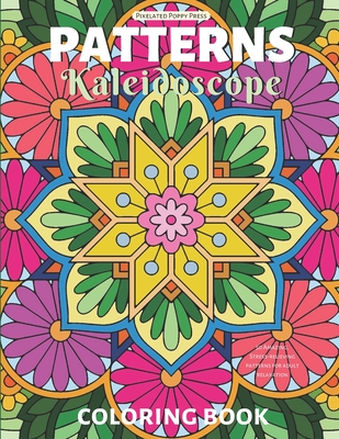 Patterns kaleidoscope coloring book amazing stress