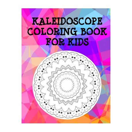 Kaleidoscope coloring book for kids cute pattern coloring pages shop today get it tomorrow