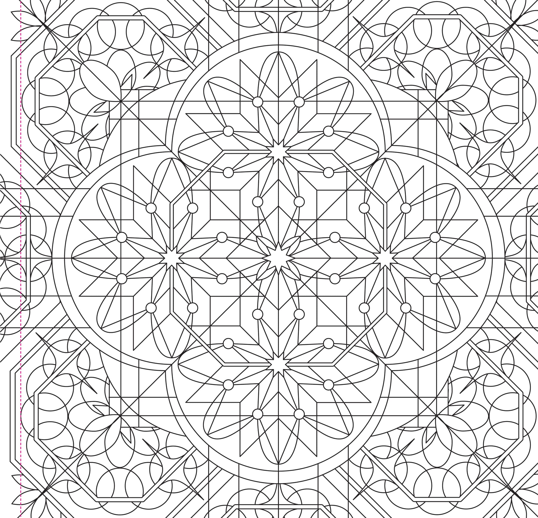 Kaleidoscope designs artists coloring book â museum of art