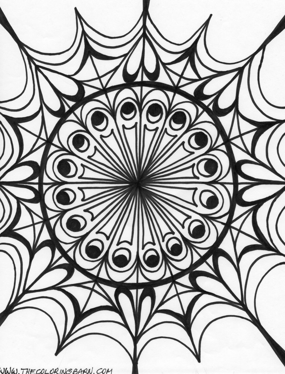 Free printable kaleidoscope coloring book pages coloring pages coloring book pages color