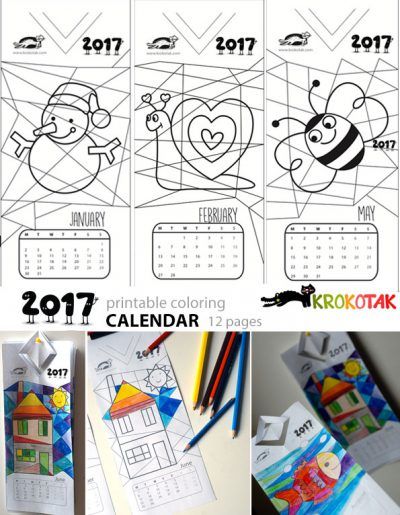 Colorg calendar en ðºðððµðððñ bg colorg calendar turtle crafts ray day crafts