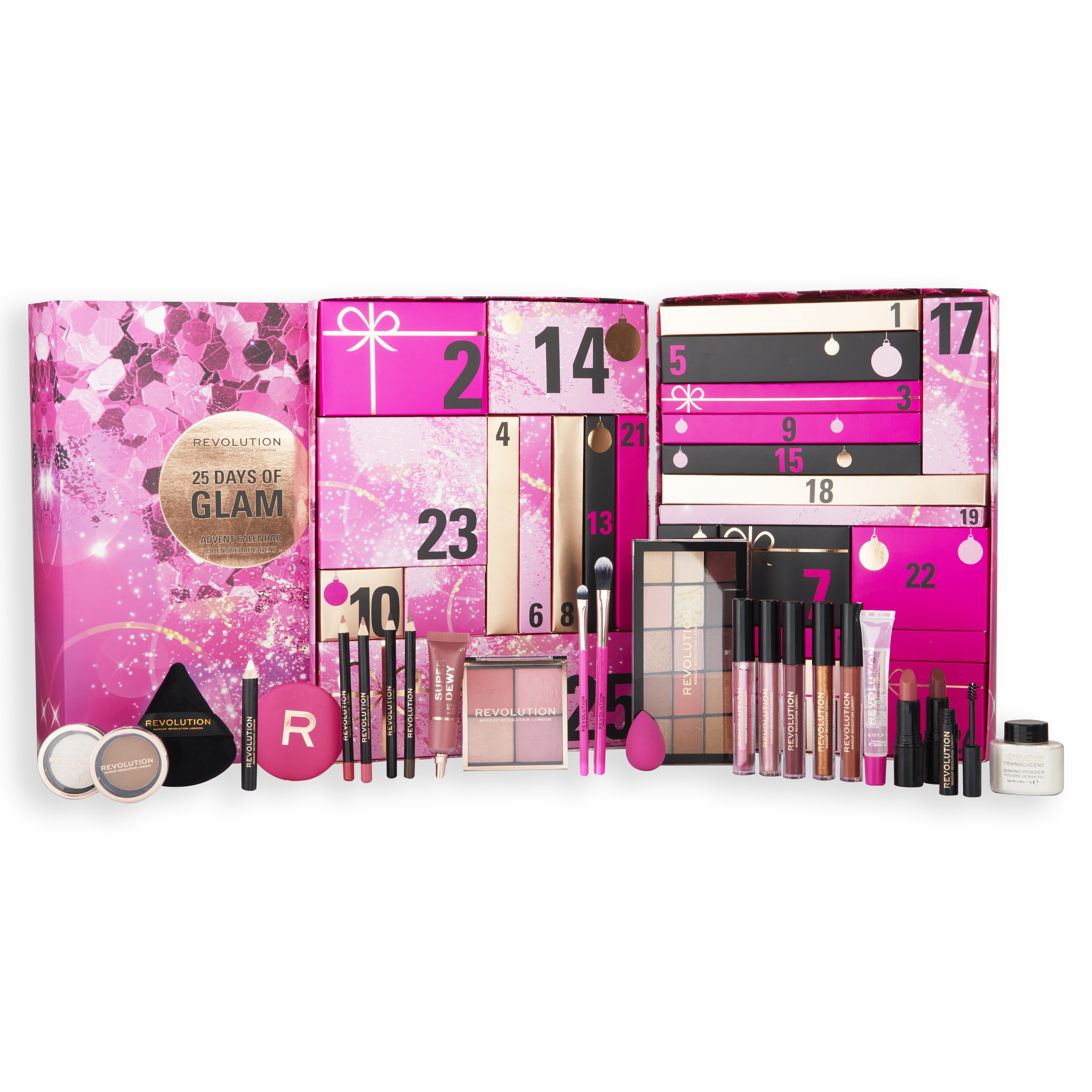 Beauty advent calendar makeup revolution