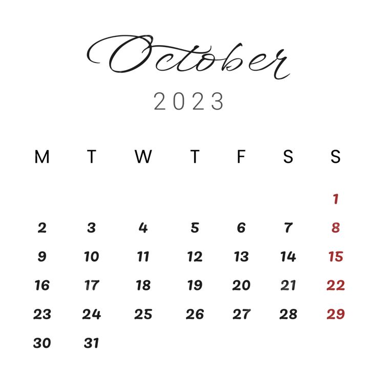 October calendar in organic minimalist style october oktober october calendar png and vector with transparent background for free downloaâ desain kalender kalender huruf tipografi