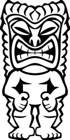 Tiki gods drawings