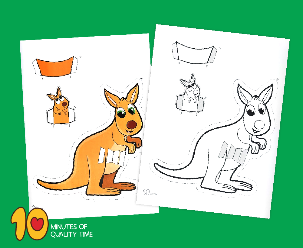 Kangaroo d craft â minutes of quality time