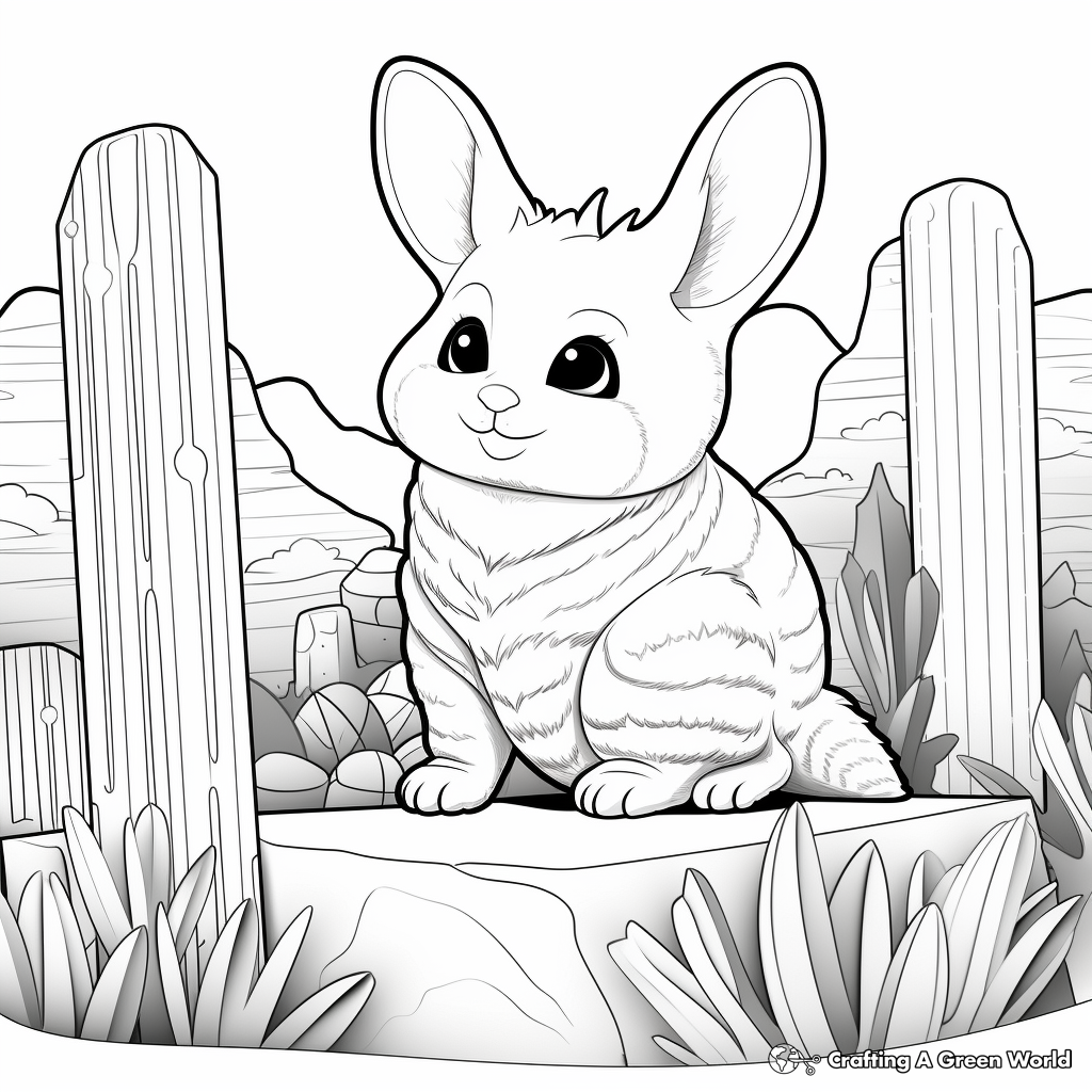 Chinchilla coloring pages