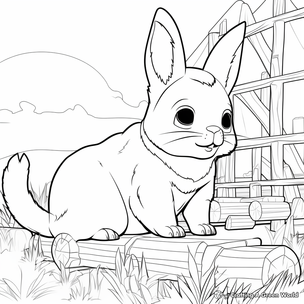 Chinchilla coloring pages