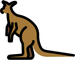 Kangaroo emoji
