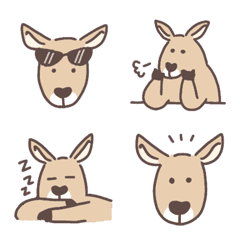 Wild lazy kangaroo emoji â emoji