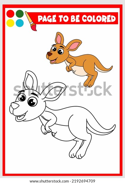 Lovable kangaroo over royalty