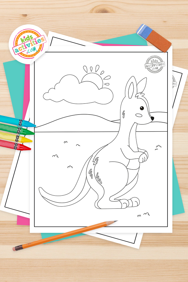 Best kangaroo coloring pages for kids kids activities blog