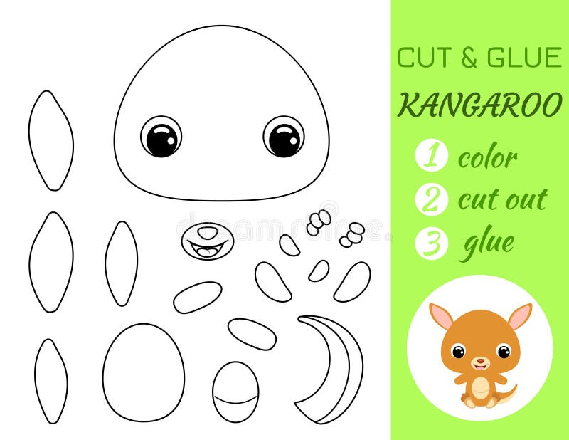 Coloring page kangaroo stock illustrations â coloring page kangaroo stock illustrations vectors clipart