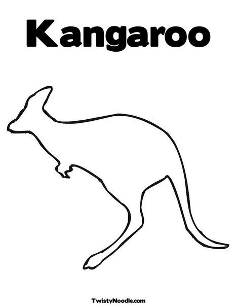 Kangaroo coloring page kangaroo coloring pages bible school crafts