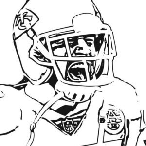 Patrick mahomes coloring pages printable for free download