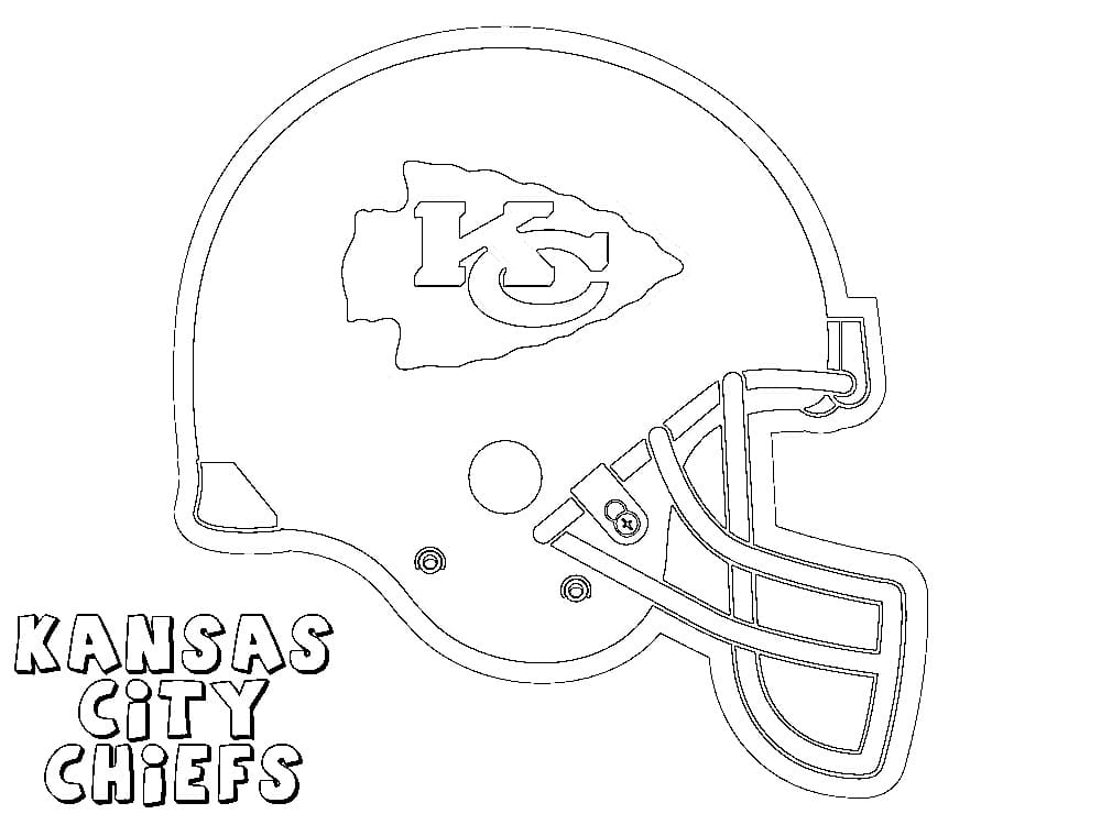 Kc chiefs helmet fãrbung seite